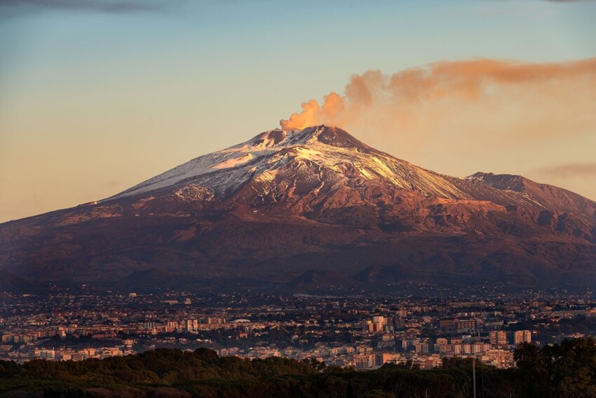 Mount Etna Volcano