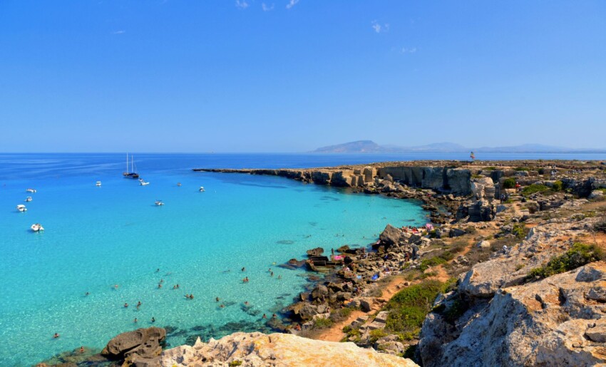 Les plus belles plages de Favignana Les plus belles plages de Favignana